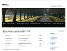 Tablet Screenshot of abmec.org.br